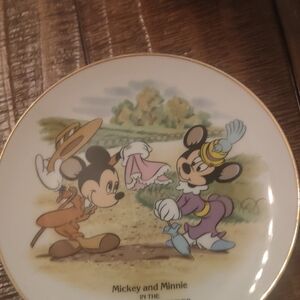 Mickey and Minnie Decorative Plate